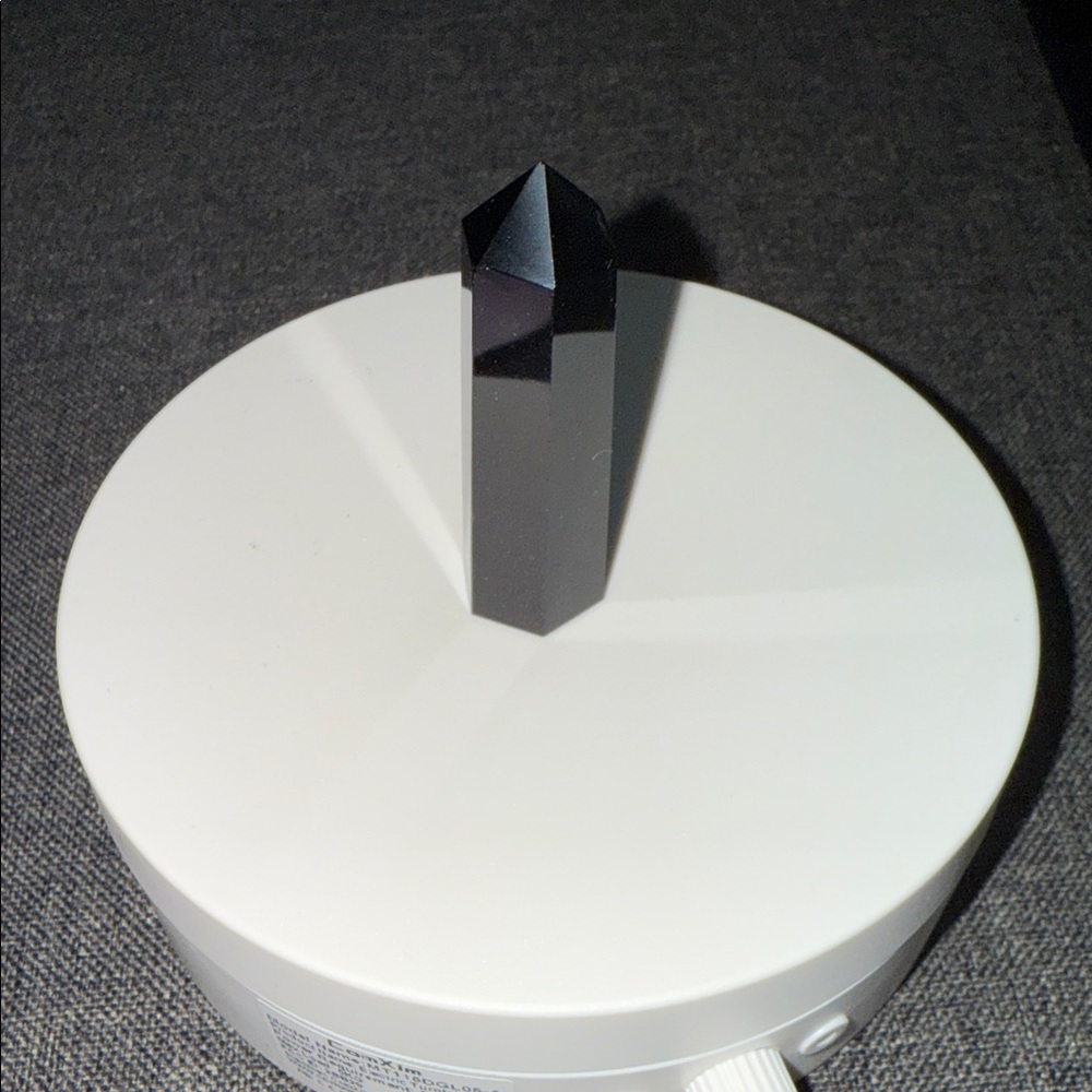 Obsidian Black Polished Genuine Crystal Point